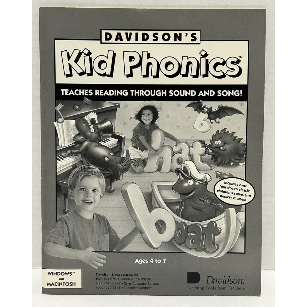 Davidson's Kid Keys The Magical Typing Tutor‎ Software Manual Vtg Macintosh 1995